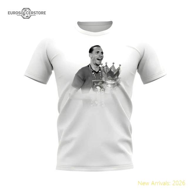 Official Rio Ferdinand Manchester United Legend T-shirt (white)