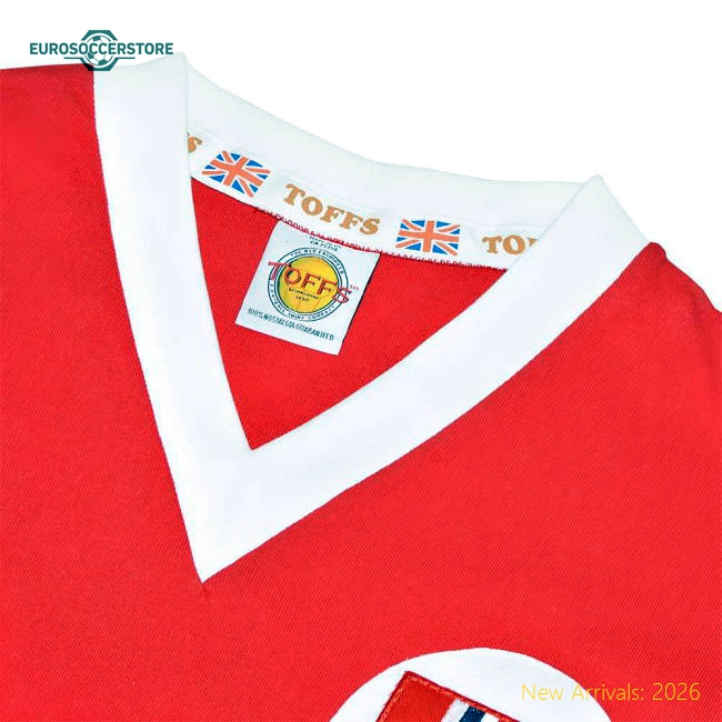 Toffs Retro Shirts Children 1960 Jersey Football Fan Supporter Match Day Essential