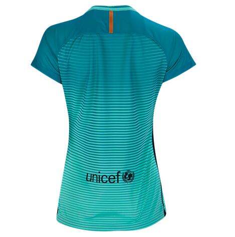 Moisture Wicking Barca Women's Barcelona Third 201617 Soccer Jersey