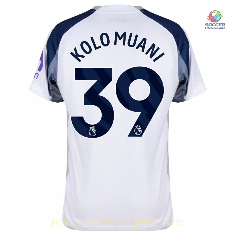 Tottenham Home Soccer Kit Children Soccer Shirt 2025-26 Edition Kolo Muani