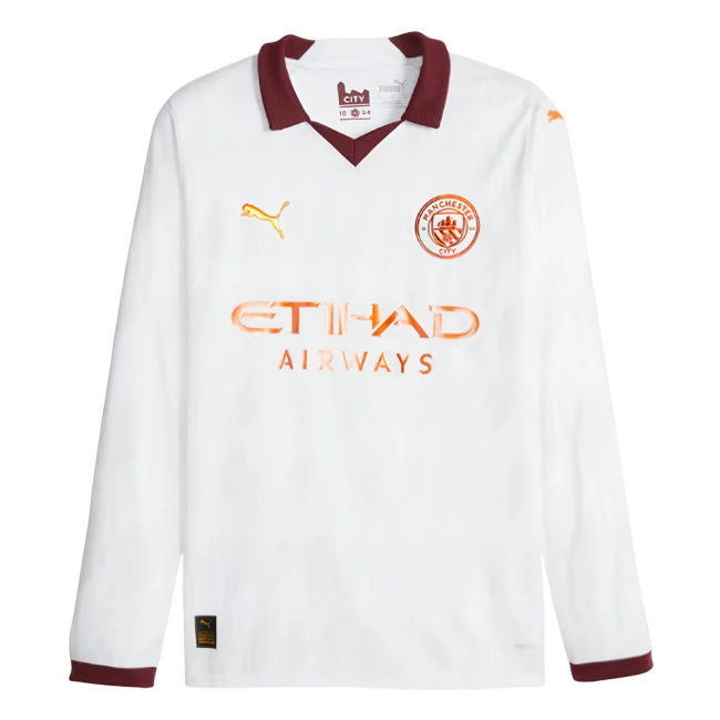 2023-20 Man City Soccer Jerseys genuine Away Shirt - Adults