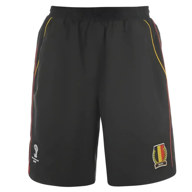Belgium 2014 FIFA Woven Shorts (Black) - Kids