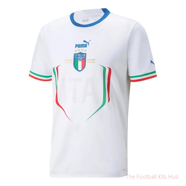 Men 2022-2023 Italy Away Shirt UEFA Euro