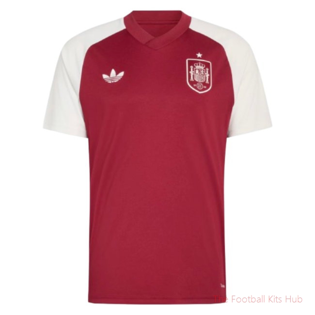 2026-2027 Spain Away Pre-Match Shirt (Burgundy)