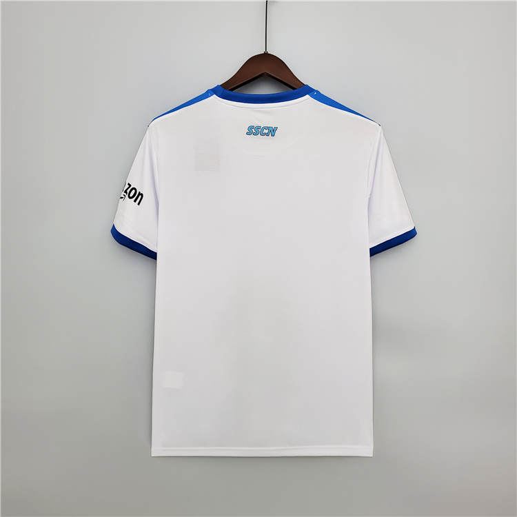 Napoli 21-22 Maradona Commemorative Version White Soccer Jersey