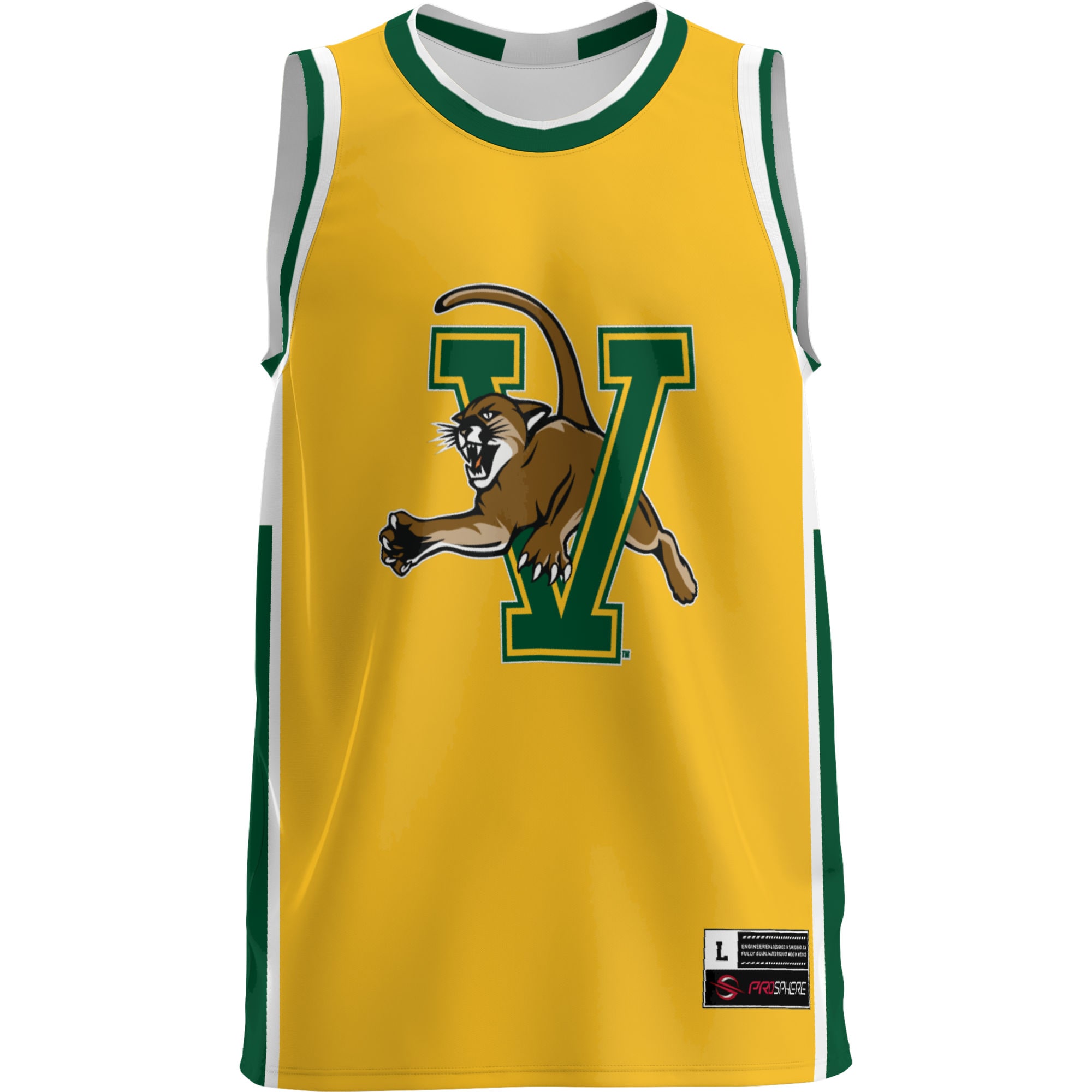 [DDG] Vermont Catamounts GameDay Greats Lightweight Basketball Jersey - Green