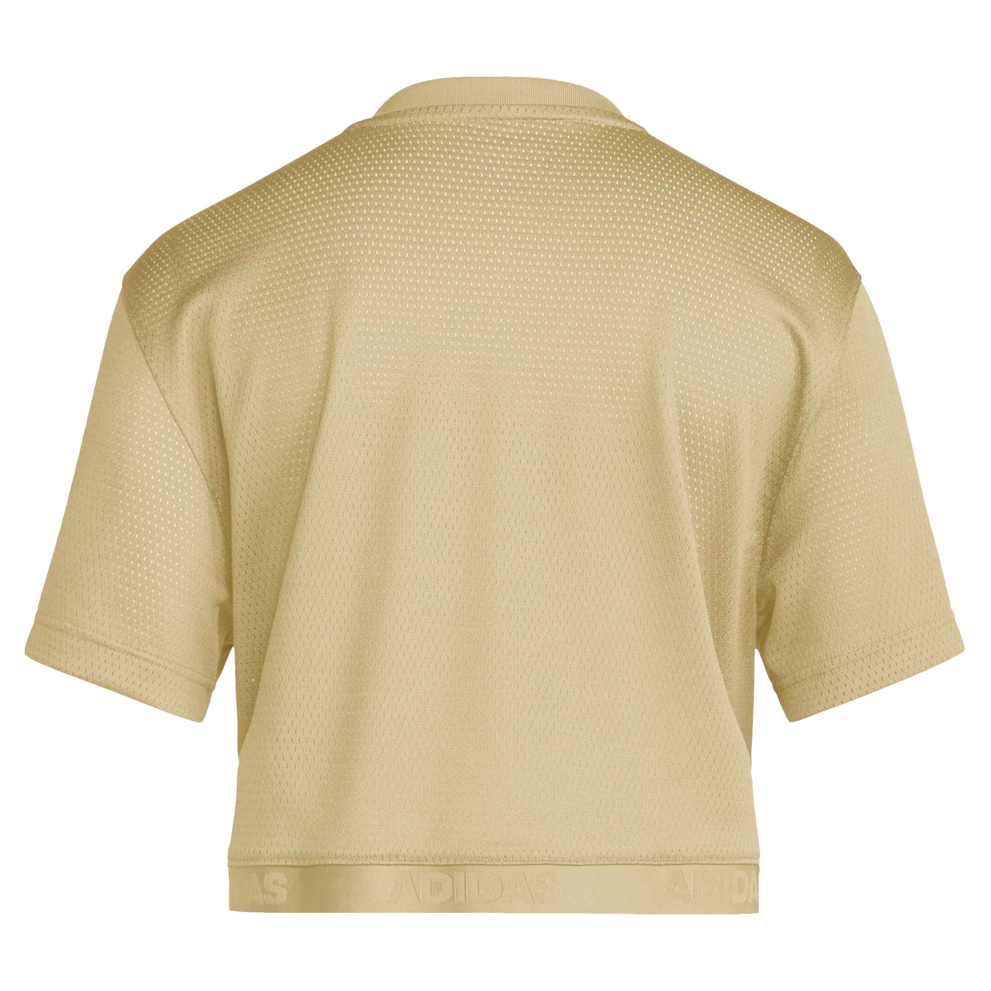 Women's Gold Texas A&M Aggies Strategy Cropped Football Jersey