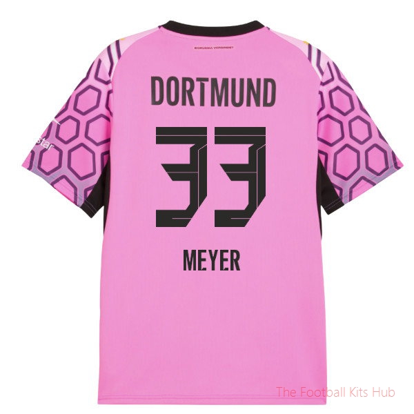 Borussia Dortmund 2026-2027 Goalkeeper Shirt Soccer Jersey Meyer #33