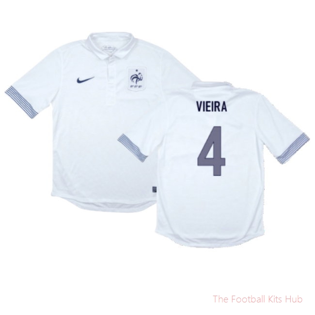 France 2012-13 Away Shirt (Excellent) (VIEIRA 4)