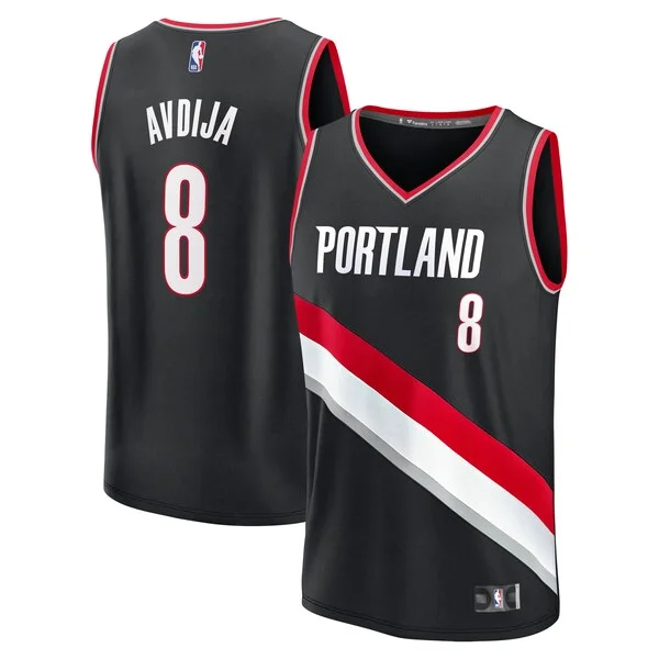 Deni Avdija POR Professional Team Jersey - Black - Licensed Product