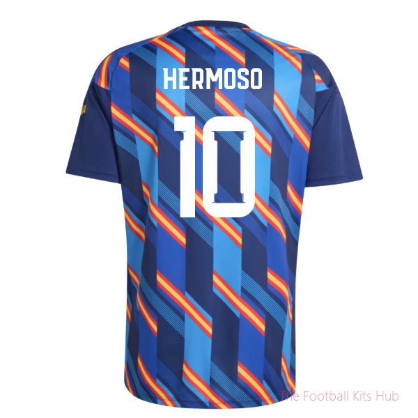Replica Spain 2026-2027 Home Pre-Match Shirt (Hermoso 10)