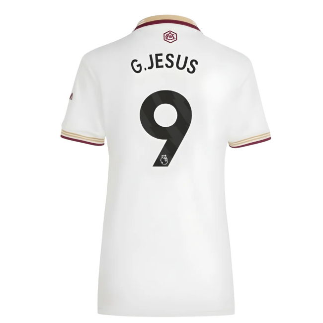 Avid Arsenal Arsenal Third Shirt Womens G Jesus #9 Professional Gr...