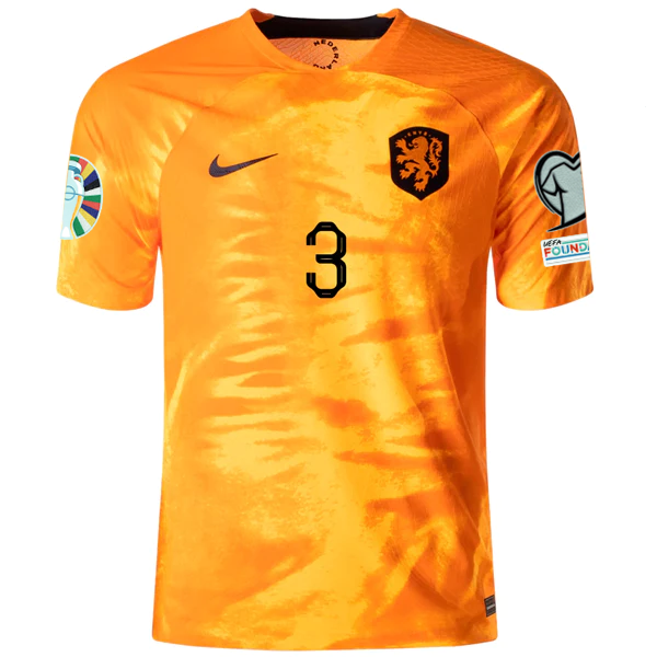 Netherlands 2022-2023 UEFA Euro Home Jersey –  Player Version S