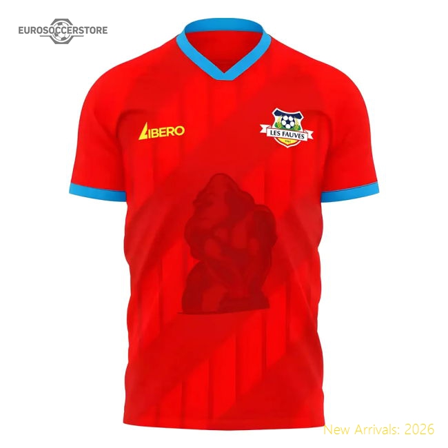 Central African 20252026 Home Top Jersey Modern Retro Retro