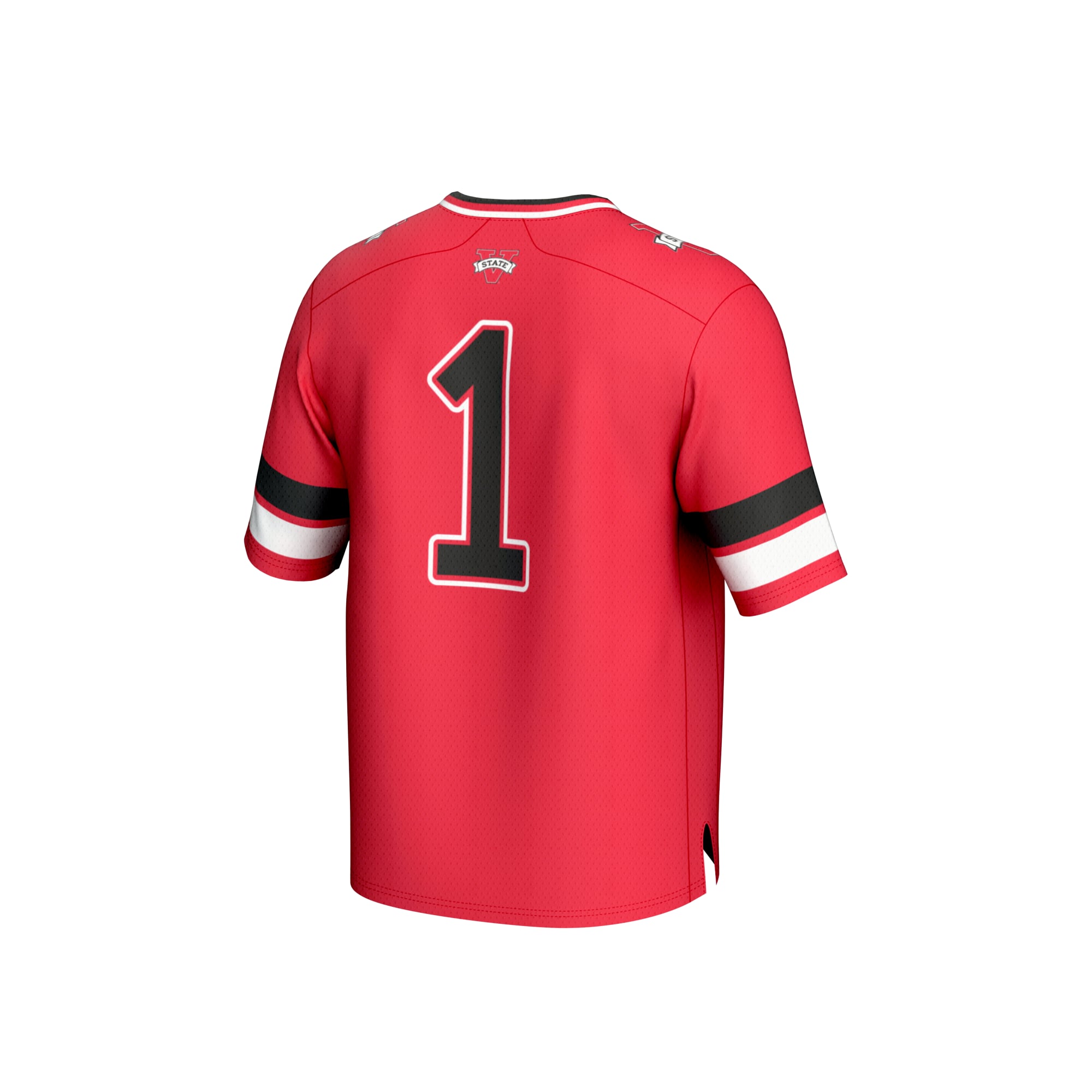 #1 Red Valdosta State Blazers Lightweight Collegiate Football Fashion Jersey