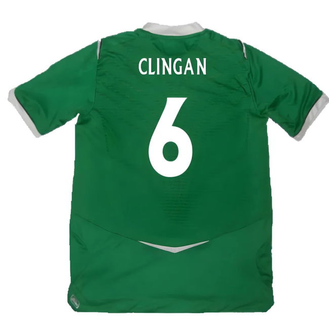 Northern Ireland 2008-09 Home Shirt ((Excellent) M) (Clingan 6)
