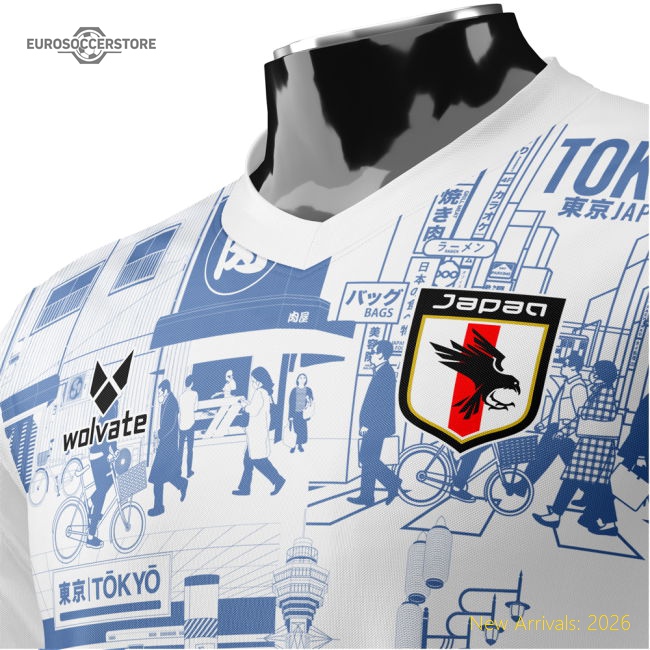 Luxury Blue Samurai Tokyo Heritage Football Jersey Blue (wolvate) A