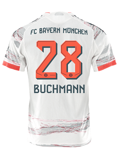 FC Bayern Munich Patch 2025-2026 Bun Away Jersey – Authentic Shirt