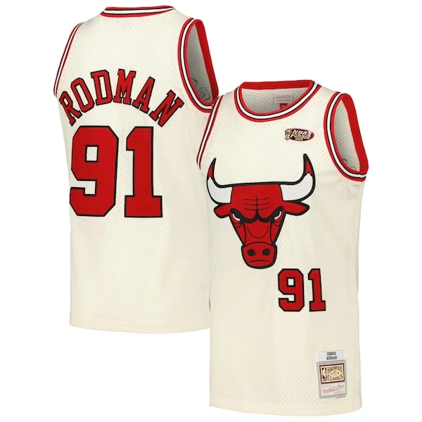 Dennis Rodman CHI Authentic Basketball Jersey - Team Colors