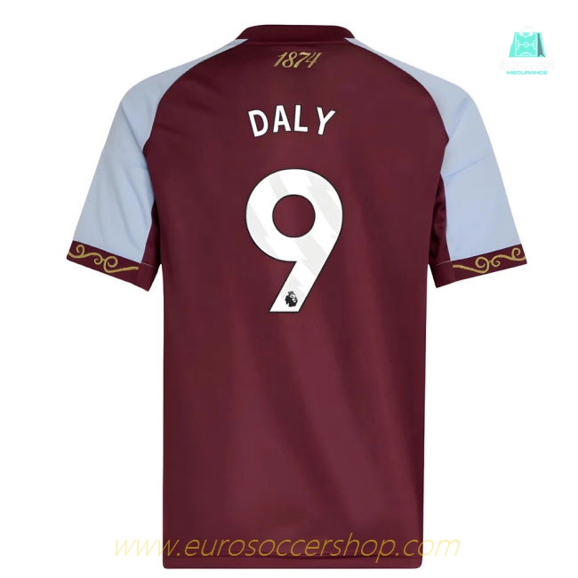 2025-2026 Aston Villa Home Shirt (Kids) (Daly 9)