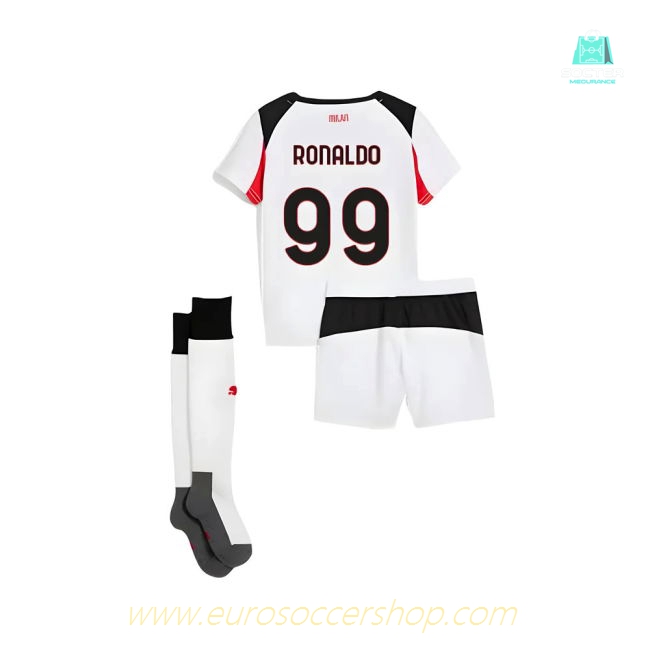 2025-2026 AC Milan Away Mini Kit (Ronaldo 99)
