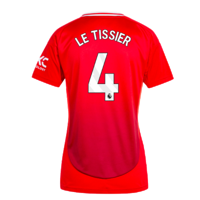 2024-2025 Man Utd Home Shirt (womens) (le Tissier 4) - Collectors Item