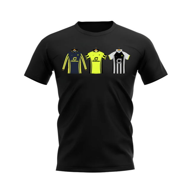 1996-1997 Shirt by Dortmund Retro T-shirt (Adult