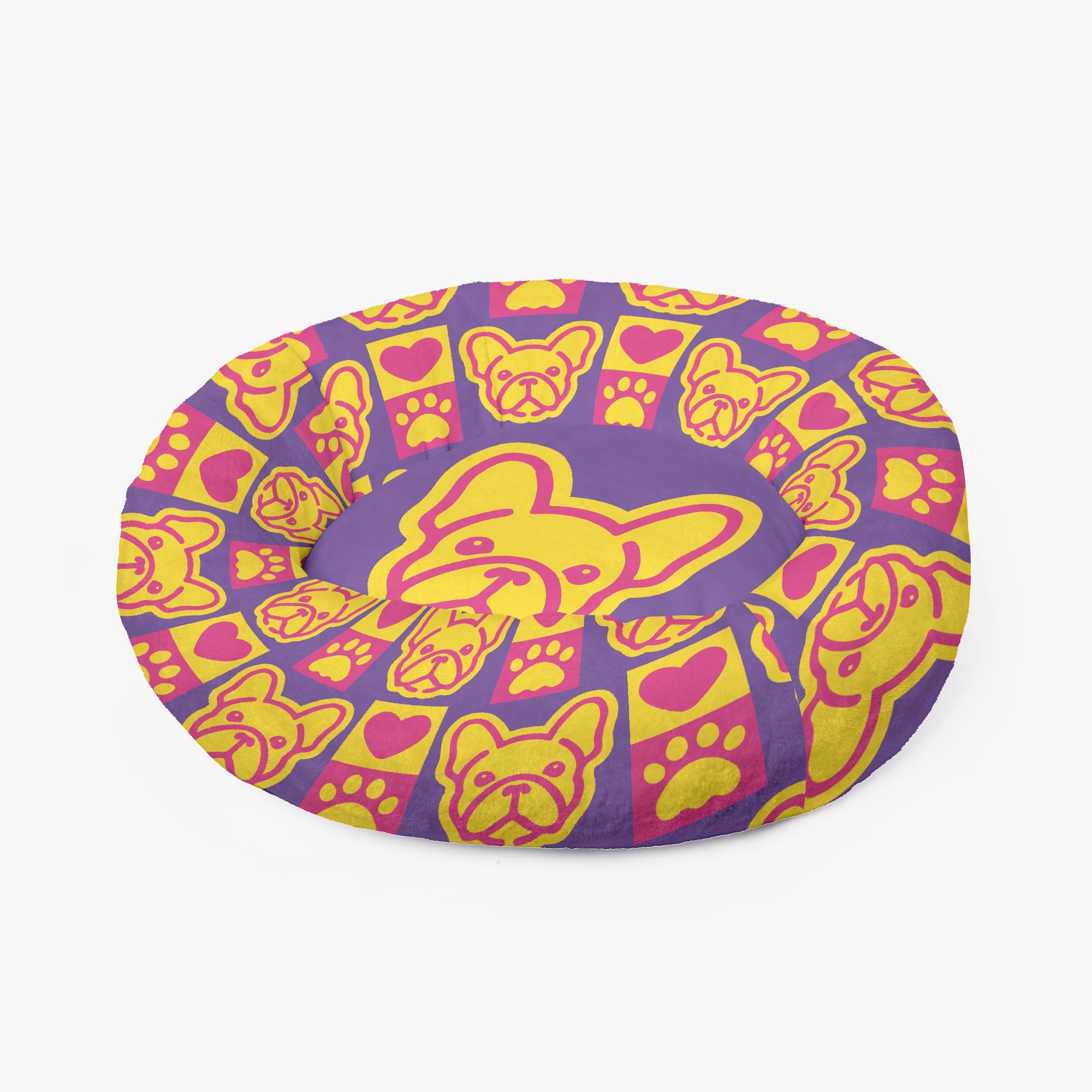 French Bulldog Ginger Cloud Comfort Frenchie Bed | Anti Anxiety French