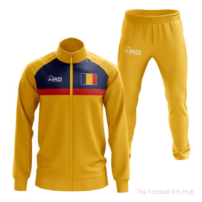 Men Chad Concept Football Tracksuit (Yellow)
