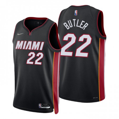 MIA Black Nike J. Butler #22 NBA Jersey Game Day Wear Game Day Wear
