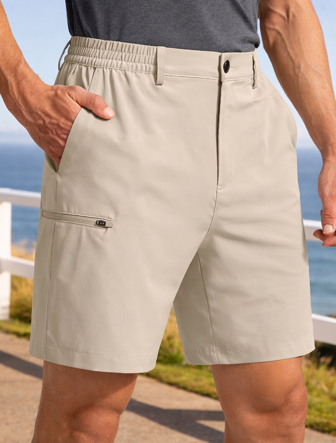 Men's Running Shorts Athletic Gym Pockets Casual Daily Outdoor Summer