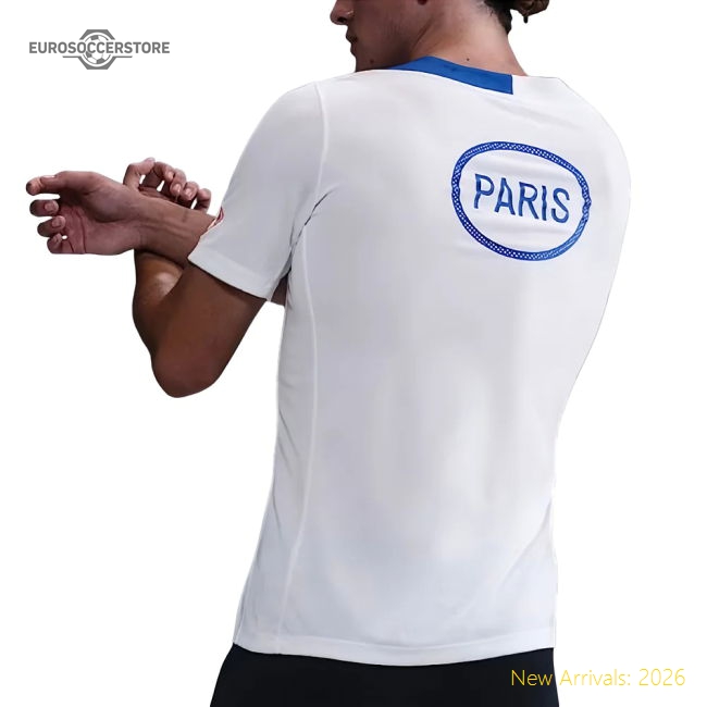 Premium 2025-2026 Psg T90 Third Strike Dri-Fit Shirt (White)