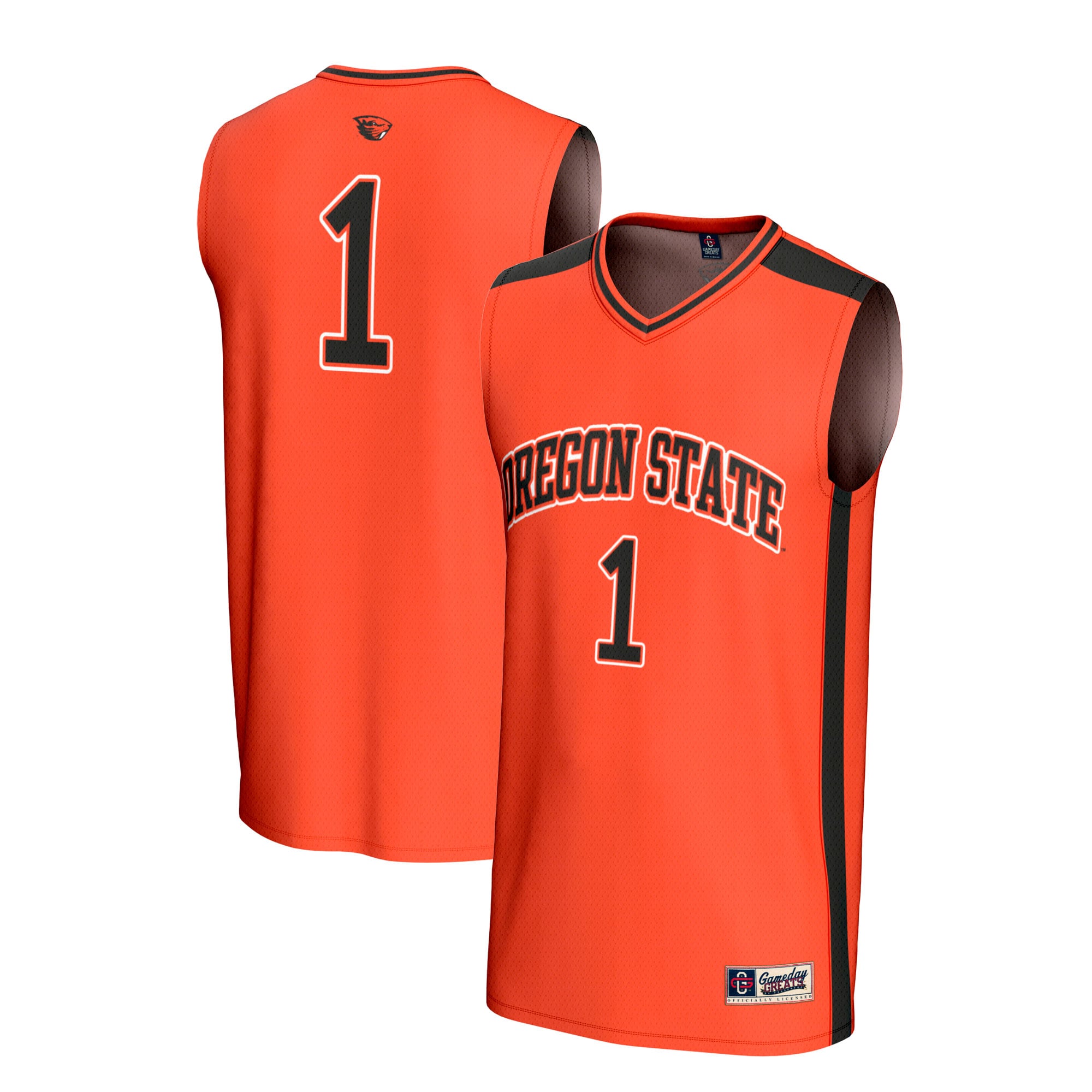 #1 Oregon State Beavers GameDay Greats Youth Lightweight Collegiate Basketball Fashion Jersey - Orange