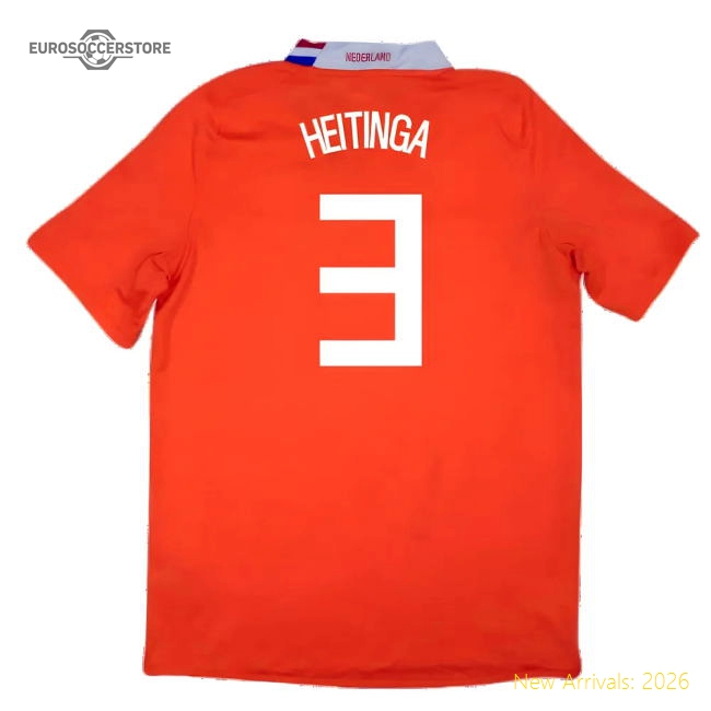 Holland 2008-10 Home Shirt ((Excellent) M) (Heitinga 3)