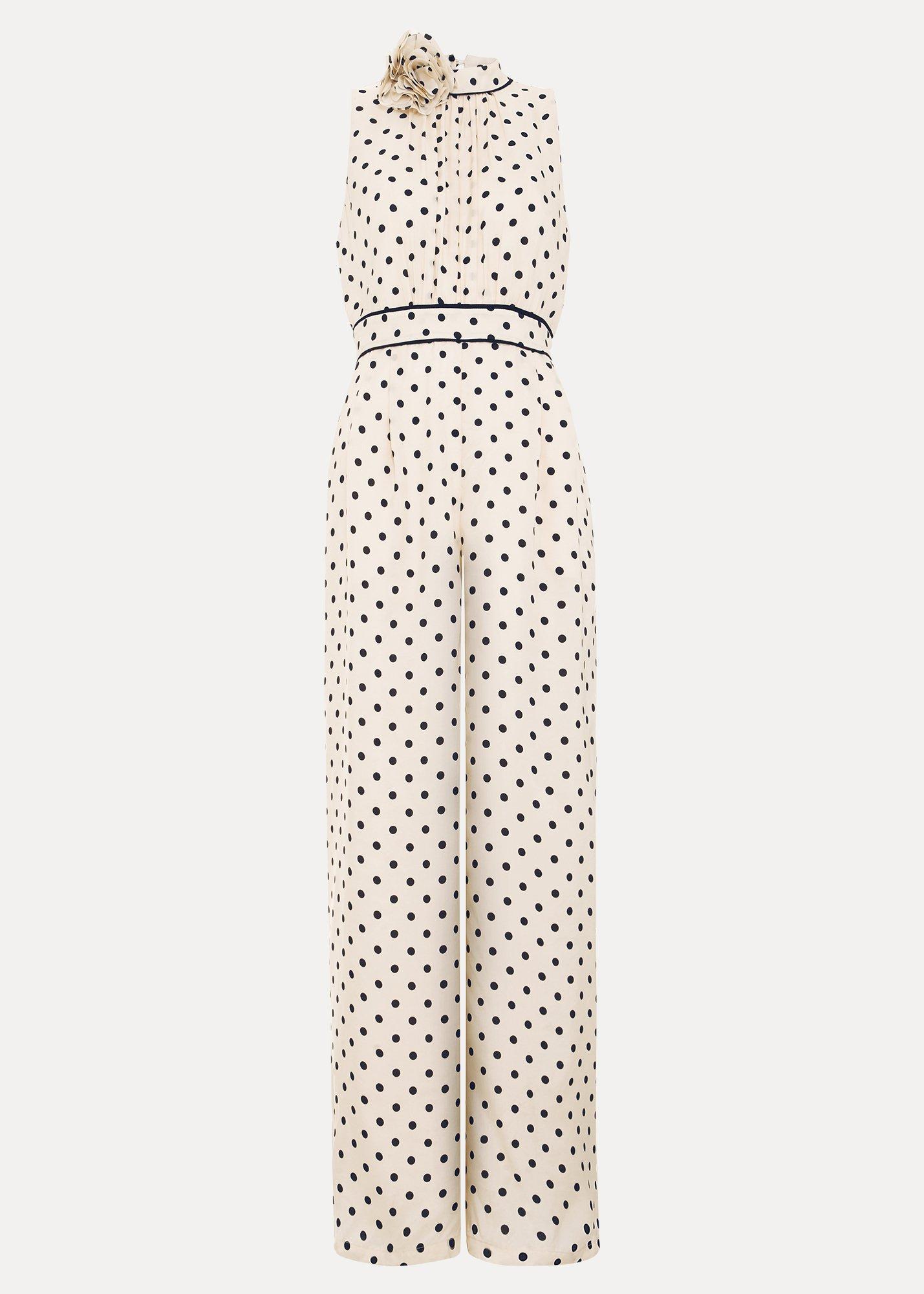 Marilee Spot Corsage Jumpsuit