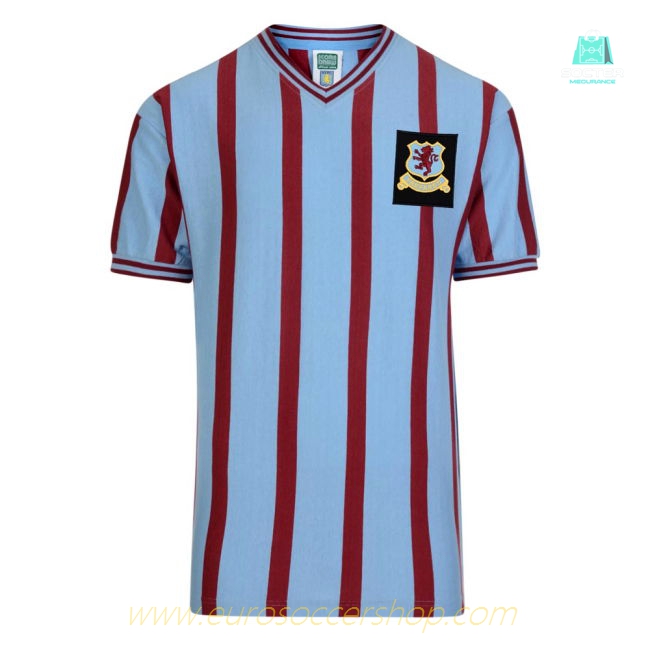 Score Draw Aston Villa 1957 FA Cup Final Retro Football Shirt