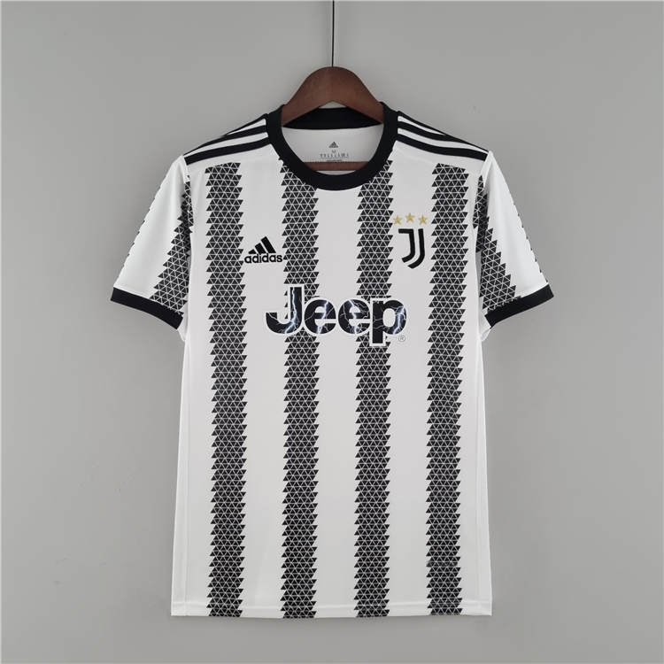 2223 Juventus Home WhiteBlack Soccer Jersey Football Shirt - Official