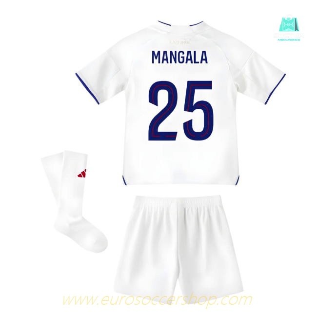 2025-2026 Olympique Lyon Home Mini Kit (Mangala 25)