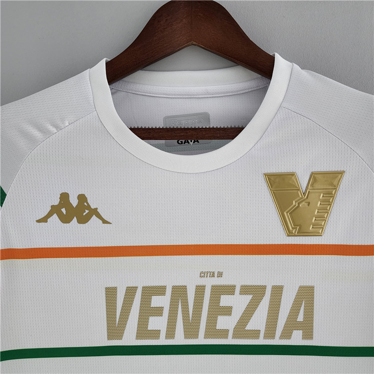 Match Quality Venezia FC 2223 Away White Long Sleeve Soccer Jersey