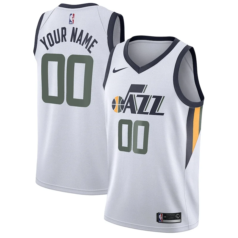 Utah Jazz UTA Swingman Jersey - fashionable Basketball - White #1