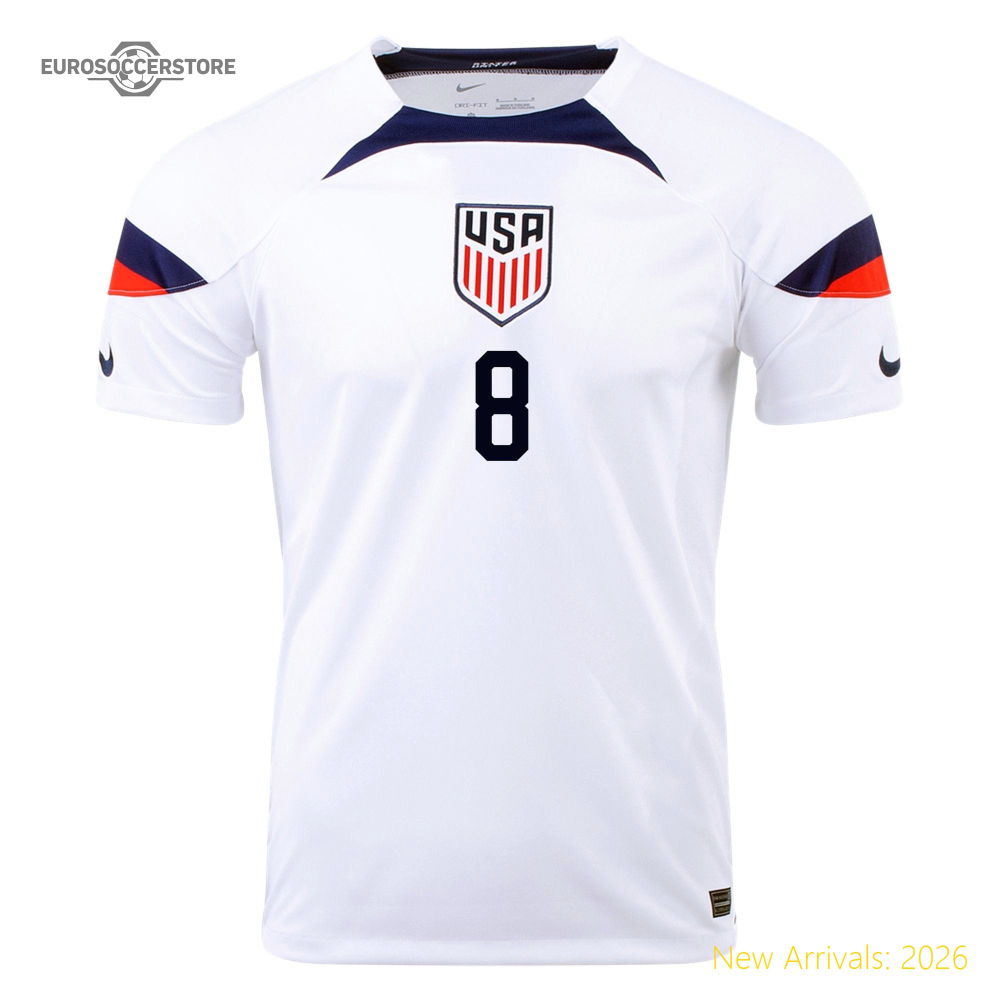 Iconic Design Men Usa Weston Mckennie Home Superior Jersey 2022