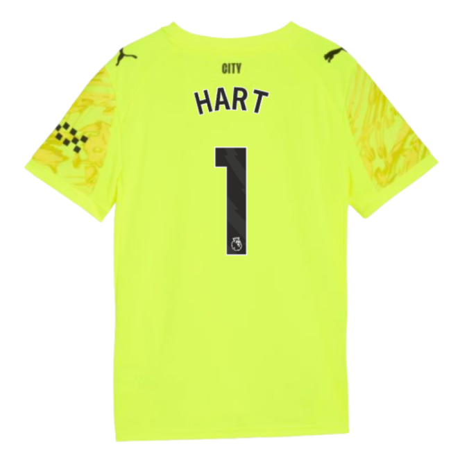 Man City 2025-20 Goalkeeper Football Shirt Hart (1) L M S Kids