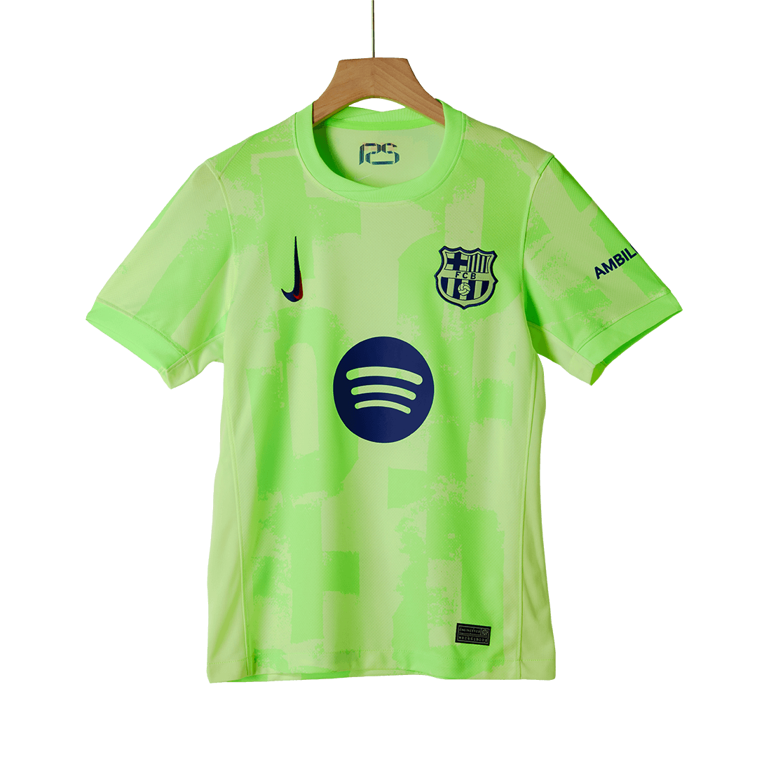 Barcelona Third Away Soccer Jersey 2024/25 - (Spotify Logo Without Tex
