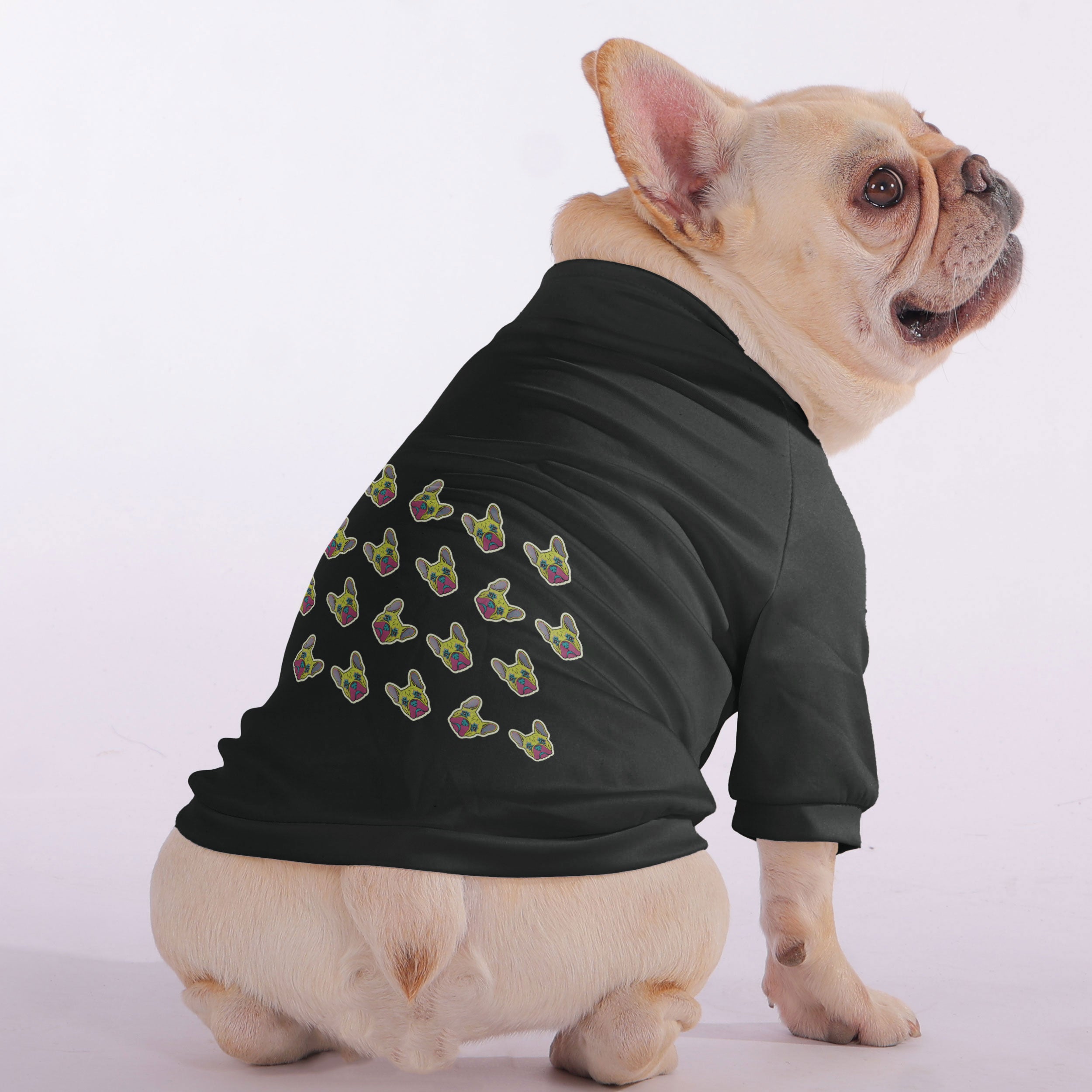 Comfortable Moritz - Snuggly Zip-up Sweatshirt For French Bulldogs fo...
