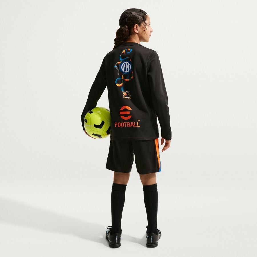 [LK] Inter ACG Dri FIT Academy Pro Pre Match Warm Black/Safety Training Kids Orange