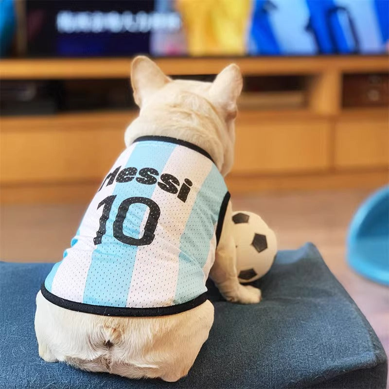 Sports Jersey Lightweight Breathable Mesh Vest For Dogs Summer Wear