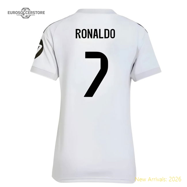 Authentic 2025-2026 Real Madrid Home Shirt (Womens) (Ronaldo 7)