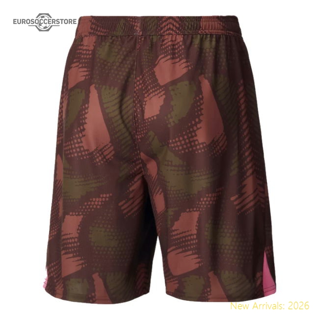 2024-2025 Man City Third Choice Goalkeeper Shorts Espresso Brown