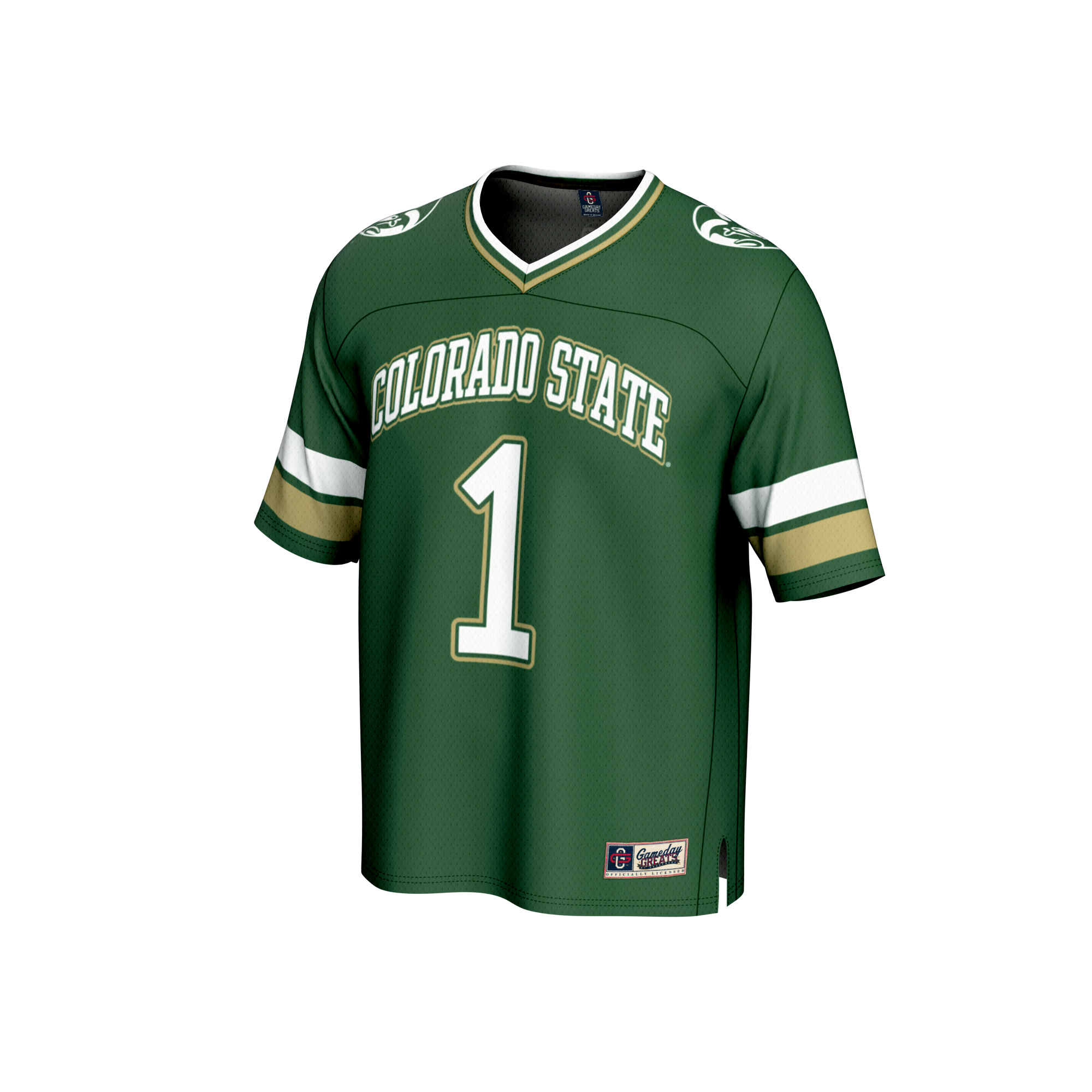 #1 Colorado State Rams GameDay Greats Youth Collegiate Football Fashion Jersey - Green