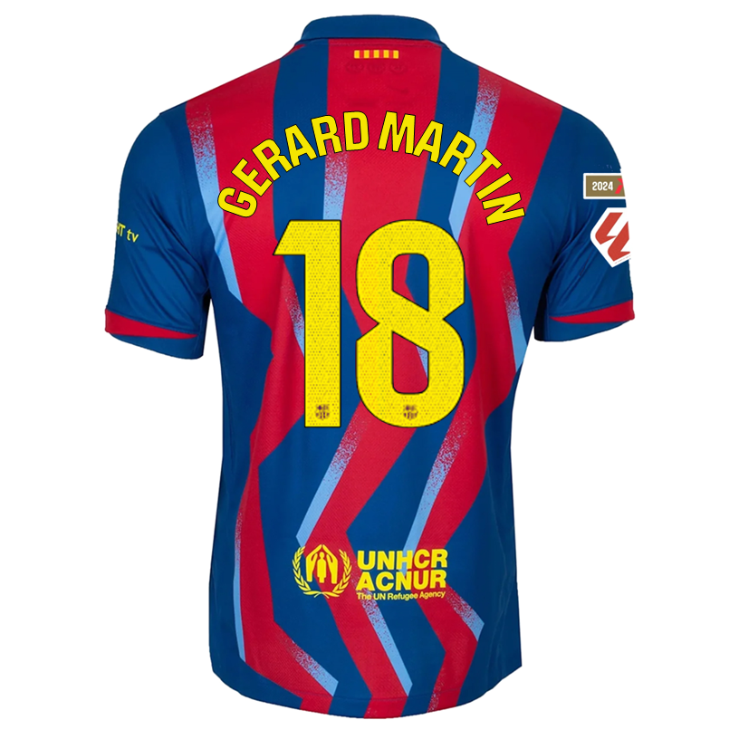 Barcelona Patches 2025-2026 La  Home Jersey – Authentic Shirt